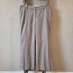 Jones New York Tan Women's Stretch Work Pants Trouser - Size 14